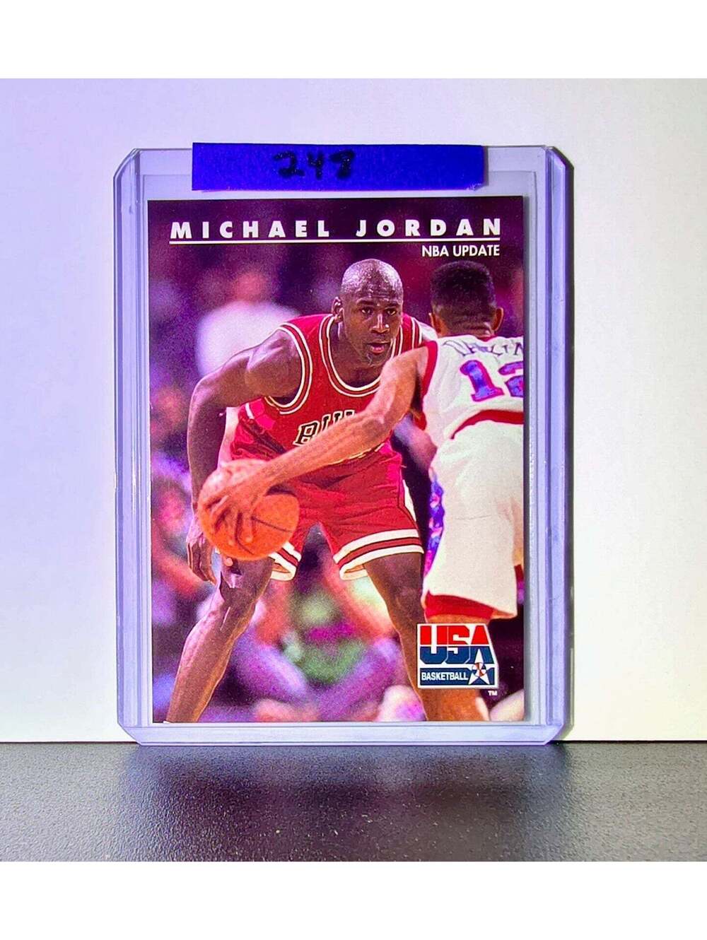 Michael Jordan 1992-93 Skybox USA Basketball #37 Basketball Card Chicago Bulls